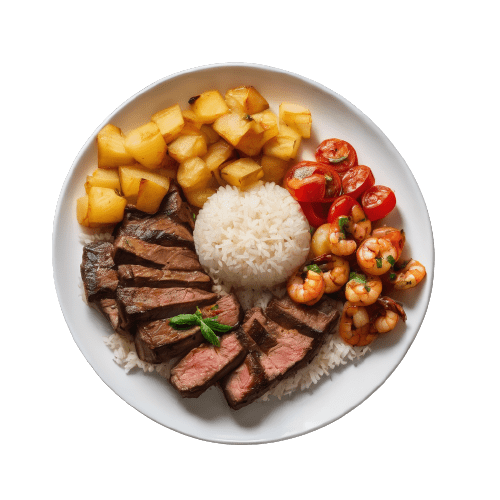 Beef & Shrimp White rice
